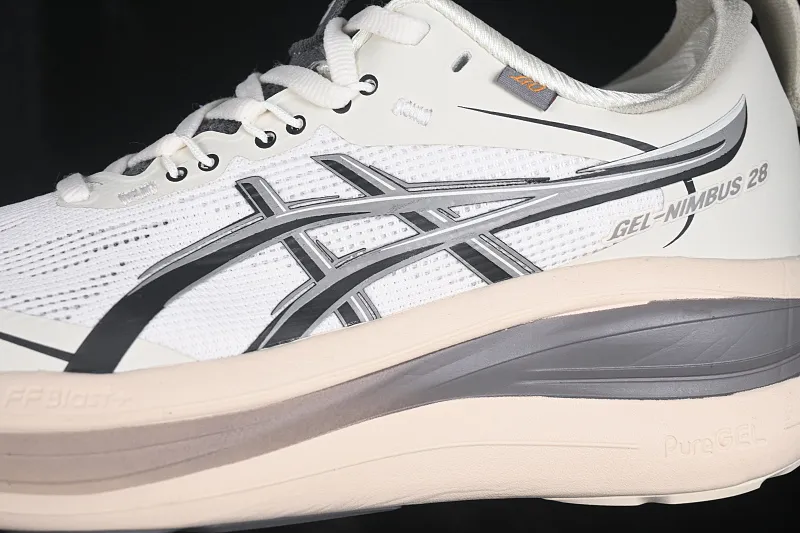 All categories Asics Asics series Asics Gel-Nimbus 28 Asics Gel-Nimbus 28 Asics retro breathable casual shoes cushioning men's wear-resistant running shoes 1011C032-100